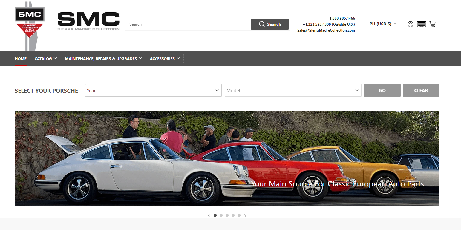 Why Should You Select Sierra Madre Collection for Your Porsche Parts Requirements?